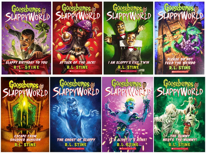 Goosebumps SlappyWorld Series 8 Books Set (#1 - #8)