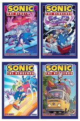 Sonic The Hedgehog Collection III 4 Books Set (Vol. 9 - Vol. 12)