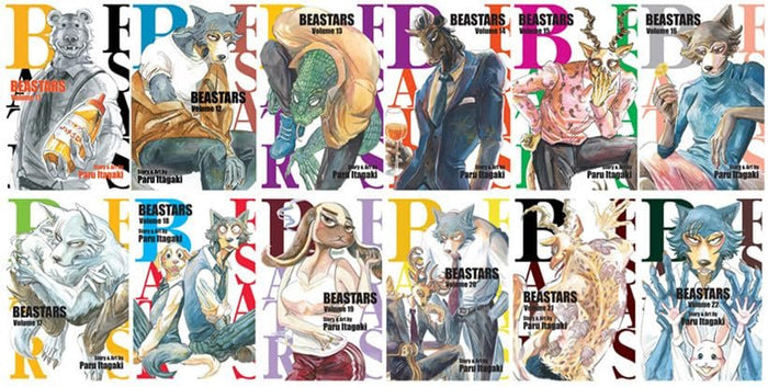 BEASTARS Series 12 Books Set (Vol. 11 - Vol. 22)