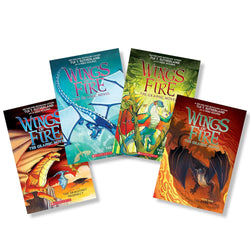 Wings of Fire Graphic Novel 4 Books Collection: 1. The Dragonet Prophecy, 2. The Lost Heir 3, . The Hidden Kingdom, 4. The Dark Secret