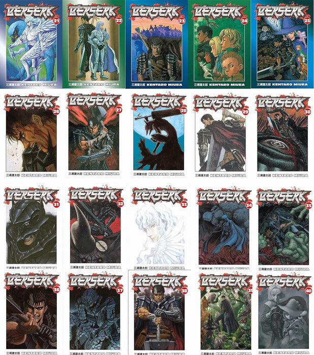 Berserk Volume 21-40 Collection 20 Books Set by Kentaro Miura