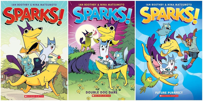 Sparks! A Graphic Novel Series 3 Books Set