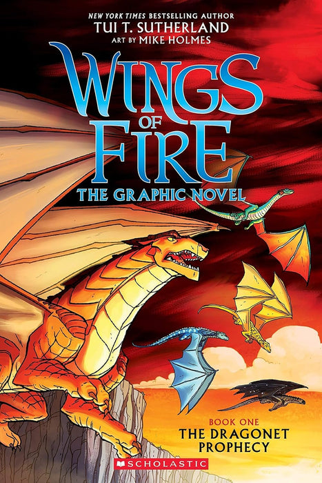 Wings of Fire Graphic Novel 4 Books Collection: 1. The Dragonet Prophecy, 2. The Lost Heir 3, . The Hidden Kingdom, 4. The Dark Secret