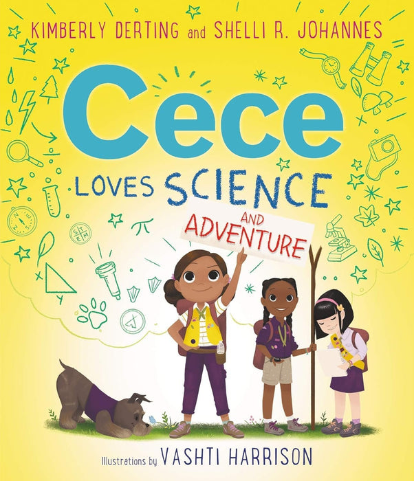 Cece Loves Science Series 4 Books Set - Cece Loves Science; Cece Loves Science and Adventure; Libby Loves Science; Vivi Loves Science