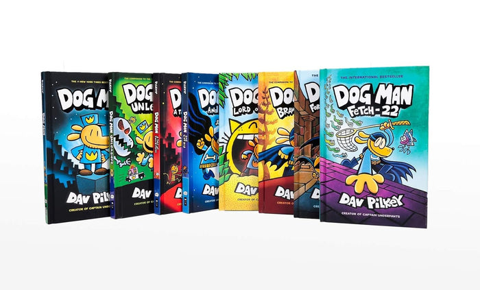 Dog Man Books Series 1-8