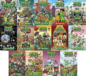 Plants vs Zombies Books Set, Volume 1-14