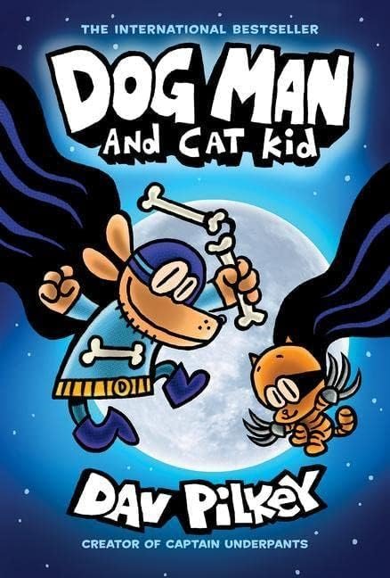 Dav Pilkey Dog Man Series (1-11) Books Collection Set (Dog Man, Unleashed, Tale Of Two Kitties, Dog Man and Cat Kid, Lord of The Fleas, Brawl of The Wild, For Whom The Ball Rolls, Fetch-22 & More)