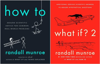 Randall Munroe Bestselling 2 Books Set: How To & What If? 2