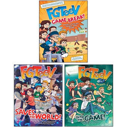 FGTeeV 3 Books Collection Set (FGTeeV Saves the World!, FGTeeV: Game Break!, FGTeeV Presents: Into the Game!)