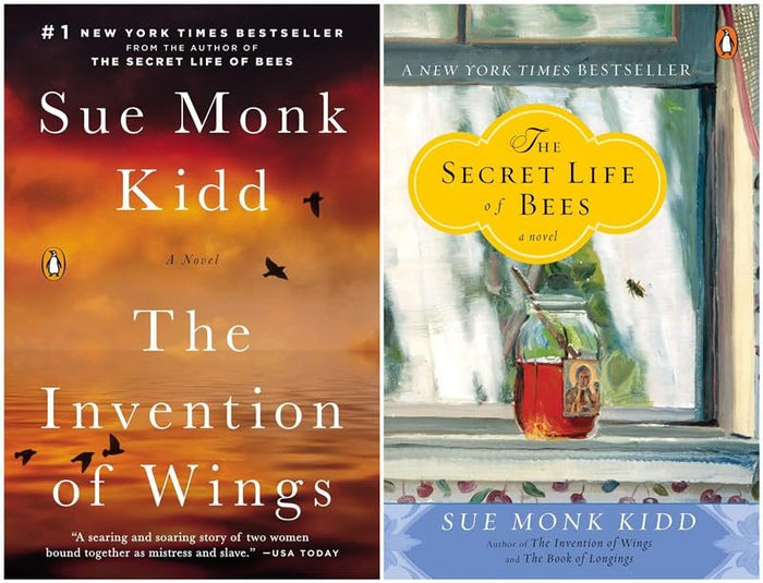 Sue Monk Kidd Collection 2 Books Set (The Invention of Wings, The Secret Life of Bees)