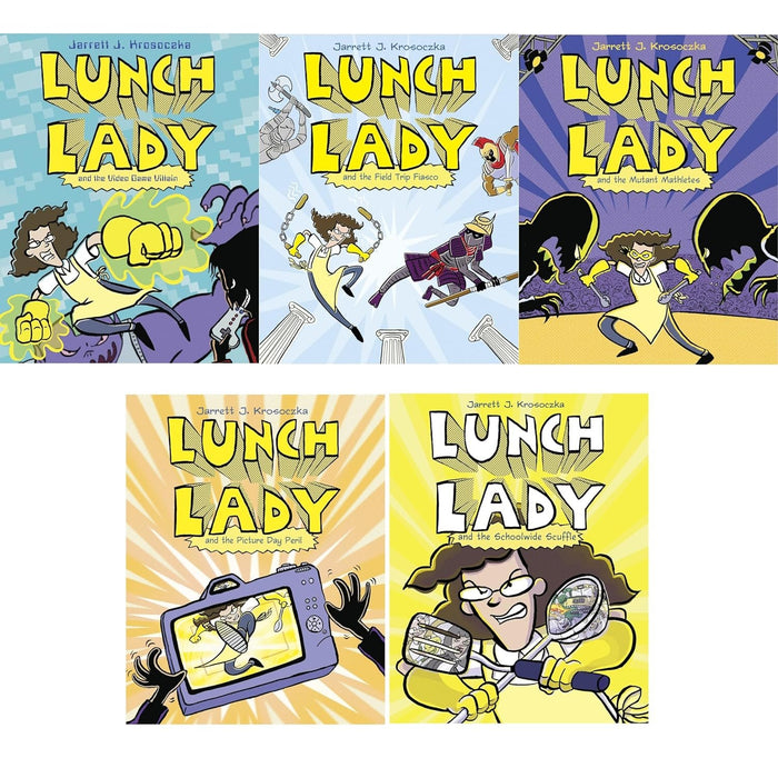 Lunch Lady Series Set II (Book 6 - 10)