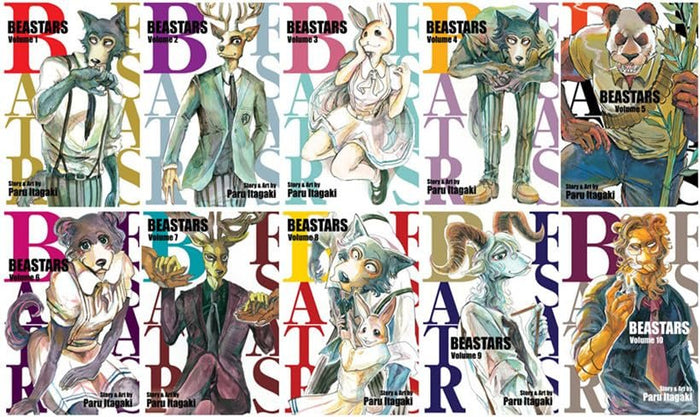 BEASTARS Series 10 Books Set (Vol. 1 - Vol. 10)