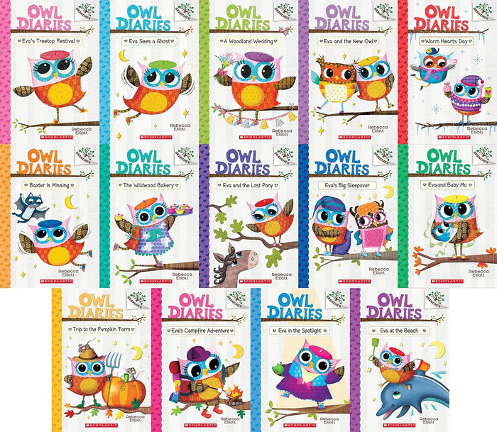 Owl Diaries 15 Books Series Set