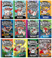 Newest Release Included!! The Captain Underpants Full Color Edition Complete 12 Book Collection (Book 1 - 12)