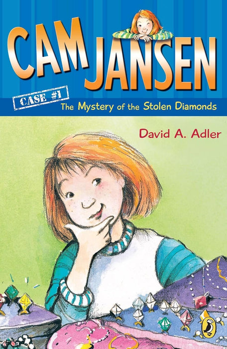 Cam Jansen 6 Book Set (Mystery of the UFO, Television Dog, Babe Ruth, Stolen Diamonds, Dinosaur Bones, Gold Coins)