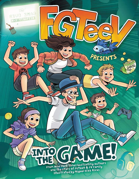 FGTeeV Series 4 Books Set (Hardcover Edition) - Into the Game!, Saves the World!, The Switcheroo Rescue!, Out of Time!