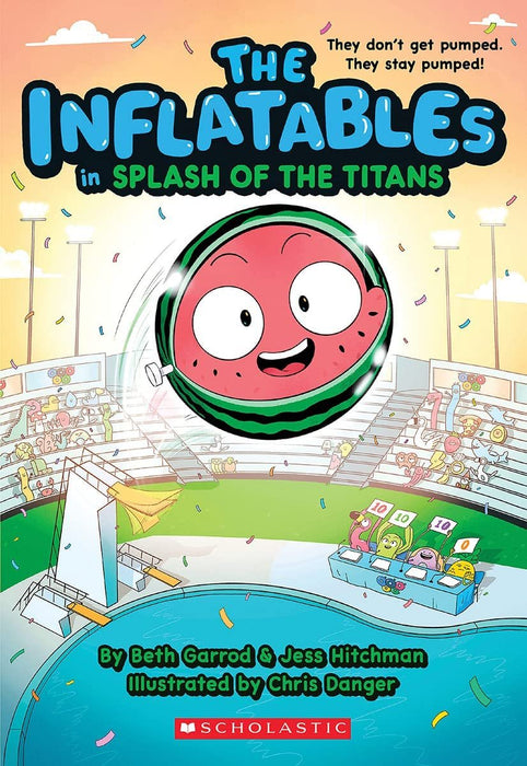 The Inflatables Series 4 Books Set - The Inflatables in Bad Air Day, The Inflatables in Mission Un-Poppable, The Inflatables in Do-Nut Panic!, The Inflatables in Splash of the Titans