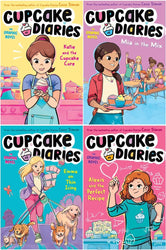 Cupcake Diaries: The Graphic Novel Series 4 Books Set