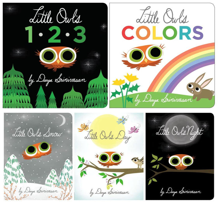 Little Owl Series 5 Books Set (Board book)