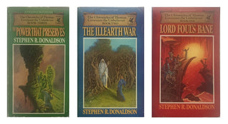 The Chronicles of Thomas Covenant The Unbeliever Series (3 Vol. Set; Lord Foul's Bane; The Illearth War; the Power That Preserves)