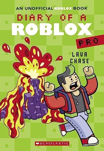 Diary of a Roblox Pro Series 4 Books Set - Monster Escape; Dragon Pet; Obby Challenge; Lava Chase