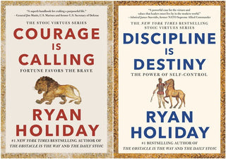 Ryan Holiday The Stoic Virtues Series 2 Books Set (Hardcover)