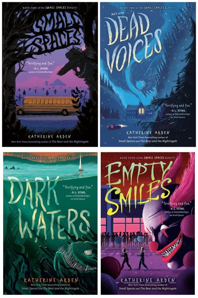 Small Spaces Quartet Series 4 Books Set (Hardcover Edition) - Small Spaces, Dead Voices, Dark Waters, Empty Smiles
