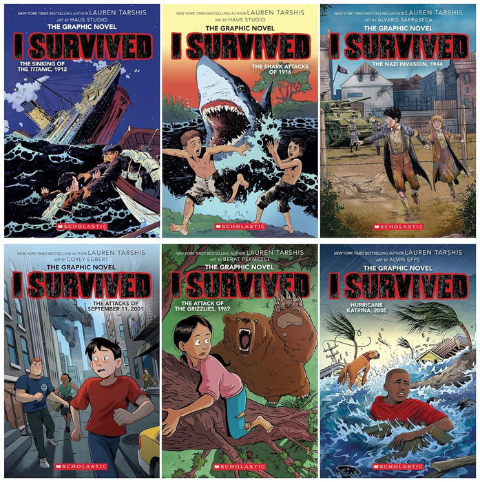 I Survived Series Graphic Novels Collection (6 Books)