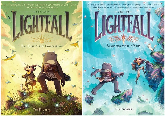 Lightfall Series 2 Books Set - The Girl & the Galdurian; Shadow of the Bird