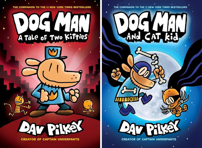 Dog Man Books Series Set 1-10