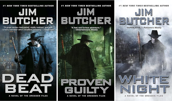 The Dresden Files by Jim Butcher, Complete Series Set (Books 1-17)