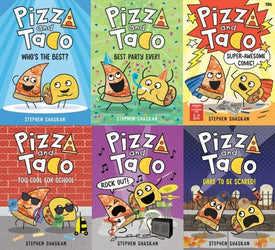 NEW! Pizza and Taco Series 6 Books Set (Book #1 - Book #6)