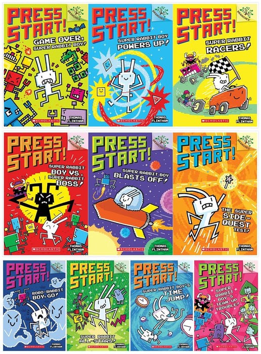 Press Start! 10 Books Complete Set (Books 1-10)