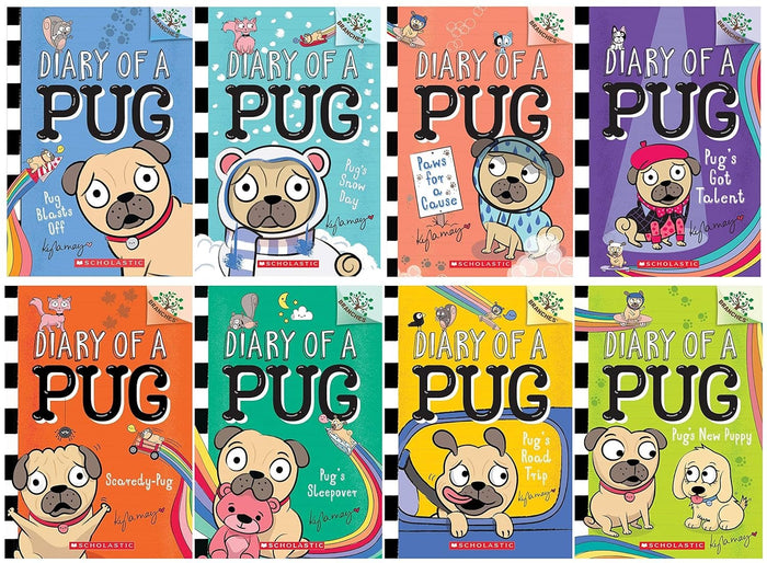 NEW! DIARY OF A PUG Series Complete 8 Books Collection