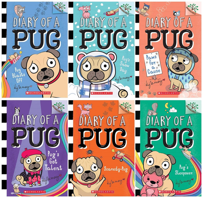 DIARY OF A PUG Series 6 Books Collection Set