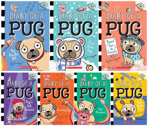 NEW! DIARY OF A PUG Series 7 Books Set