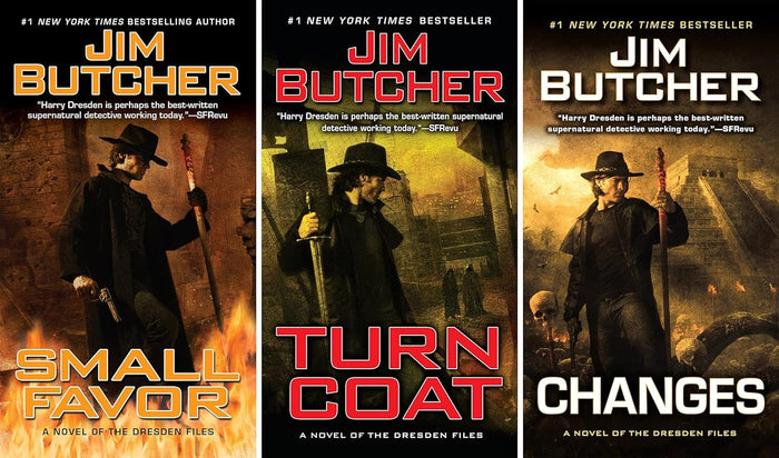 The Dresden Files by Jim Butcher, Complete Series Set (Books 1-17)