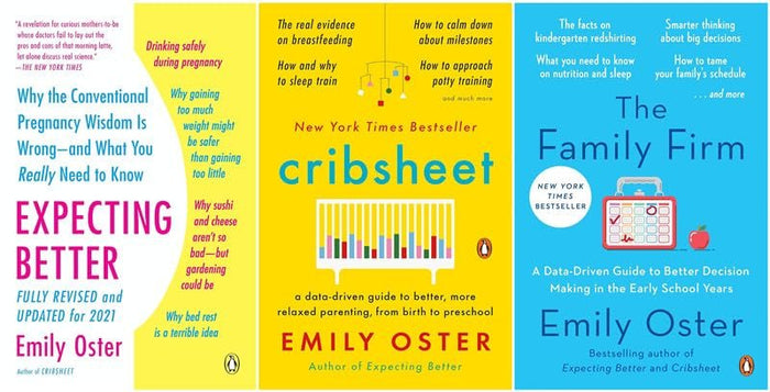 The ParentData 3 Book Series By Emily Oster