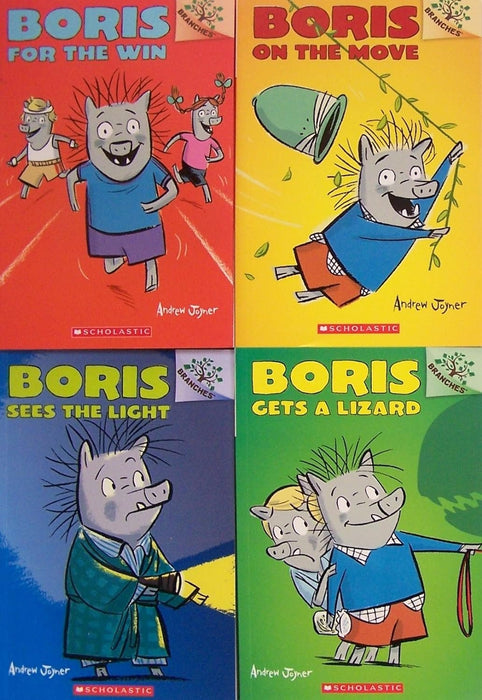 Boris Sees the Light, Boris for the Win, Boris Gets a Lizard and Boris on the Move - 4 Book Set by Andrew Joyner (2014-05-03)