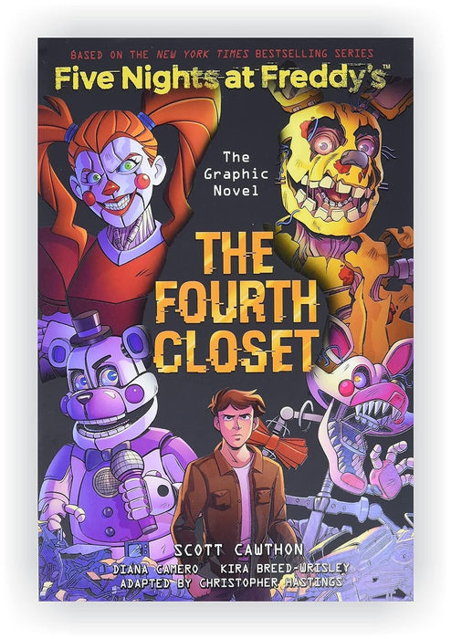 Five Nights at Freddy's Graphic Novels Books 1-3 [The Silver Eyes; The Twisted Ones and The Fourth Closet] Fazbear Frights Graphic Novels