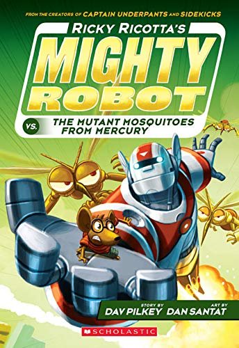 NEW ! Ricky Ricotta's Mighty Robot Books 1-9 Complete Series