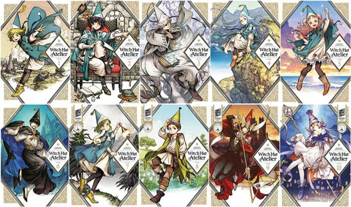 Witch Hat Atelier Series 10 Books Set (Vol. 1 - Vol. 10)