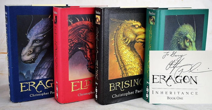 Christopher Paolini Inheritance Cycle 4 Book Set: Eragon, Eldest, Brisingr, Inheritance by Christopher Paolini (2010-05-03)