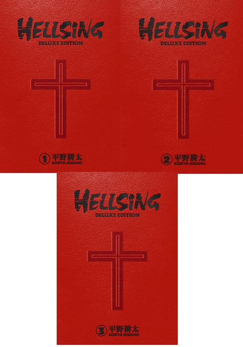 Hellsing Deluxe Set Vol 1-3 by Kohta Hirano