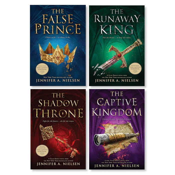 The Ascendance Series 4 Set (Paperback Books 1-4) - The False Prince, The Runaway King, The Shadow Throne, & The Captive Kingdom