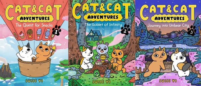 Cat & Cat Adventures 3 Books Set