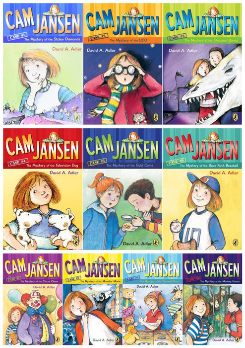 Cam Jansen Series 10 Books Set (Case #1 - Case #10)