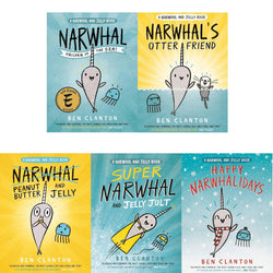 New Set! Narwhal and Jelly Books Set (5 Books)