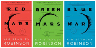 NEW LARGE-SIZE PAPERBACK EDITION! Mars Trilogy Series 3 Books Set (Red Mars, Green Mars, Blue Mars)