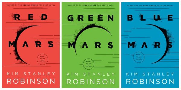 NEW LARGE-SIZE PAPERBACK EDITION! Mars Trilogy Series 3 Books Set (Red Mars, Green Mars, Blue Mars)